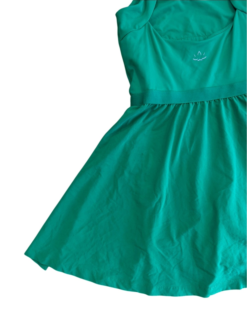 Beyond Yoga Women's Score Pleated Tennis Dress in Home Court Green Size XS - Picture 9 of 10